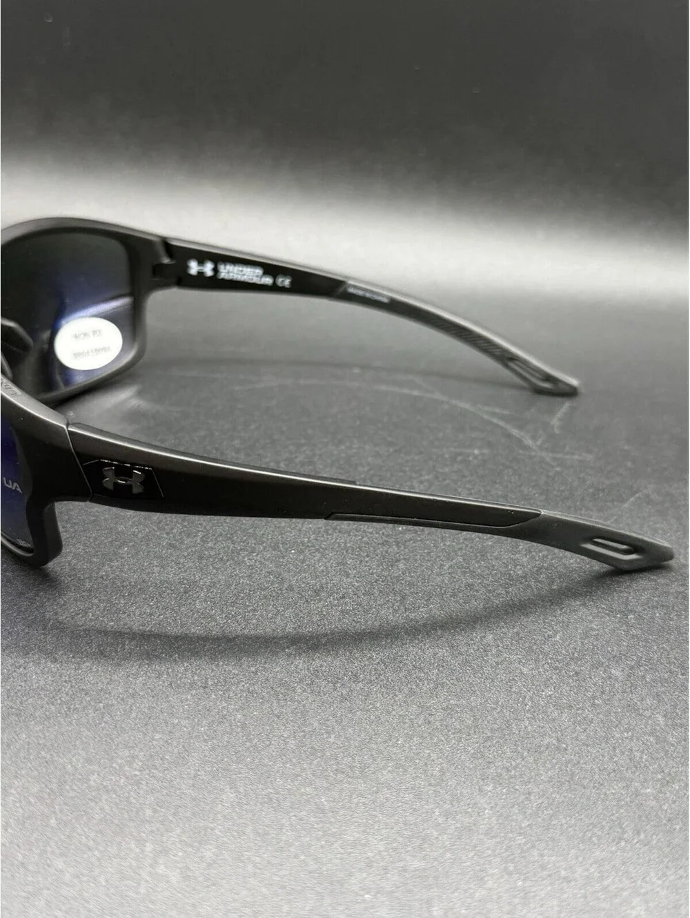 Under Armour UA Battle 0004/S Matte Black/Blue Polarized 65-16-135